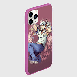Чехол iPhone 11 Pro матовый JoJo, цвет: 3D-фиолетовый — фото 2
