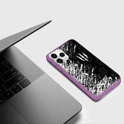 Чехол iPhone 11 Pro матовый The Witcher, цвет: 3D-фиолетовый — фото 2