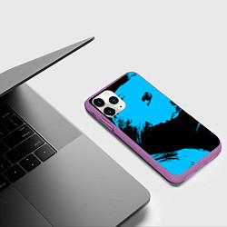 Чехол iPhone 11 Pro матовый Fairy Tail, цвет: 3D-фиолетовый — фото 2