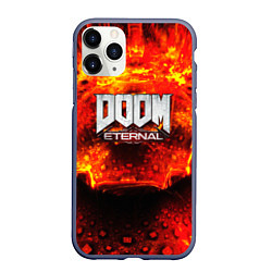 Чехол iPhone 11 Pro матовый Doom Eternal, цвет: 3D-серый