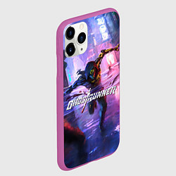 Чехол iPhone 11 Pro матовый Ghostrunner, цвет: 3D-фиолетовый — фото 2