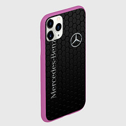 Чехол iPhone 11 Pro матовый MERCEDES-BENZ, цвет: 3D-фиолетовый — фото 2