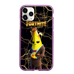 Чехол iPhone 11 Pro матовый Peely Fortnite, цвет: 3D-фиолетовый