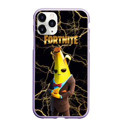 Чехол iPhone 11 Pro матовый Peely Fortnite, цвет: 3D-светло-сиреневый