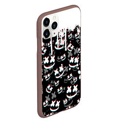 Чехол iPhone 11 Pro матовый MARSHMELLO GLITCH, цвет: 3D-коричневый — фото 2