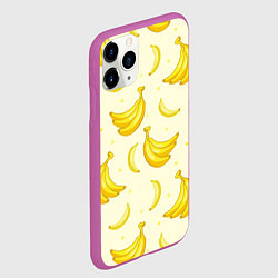Чехол iPhone 11 Pro матовый Банана, цвет: 3D-фиолетовый — фото 2