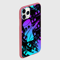Чехол iPhone 11 Pro матовый FORTNITE x MARSHMELLO, цвет: 3D-малиновый — фото 2