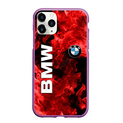 Чехол iPhone 11 Pro матовый BMW FIRE