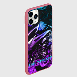 Чехол iPhone 11 Pro матовый VALORANT OMEN, цвет: 3D-малиновый — фото 2