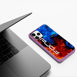 Чехол iPhone 11 Pro матовый FORD, цвет: 3D-фиолетовый — фото 2