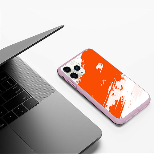 Чехол iPhone 11 Pro матовый Fairy Tail / 3D-Розовый – фото 3