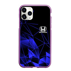 Чехол iPhone 11 Pro матовый HONDA, цвет: 3D-фиолетовый