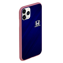 Чехол iPhone 11 Pro матовый HONDA, цвет: 3D-малиновый — фото 2