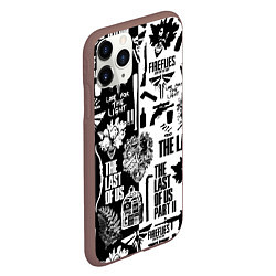 Чехол iPhone 11 Pro матовый THE LAST OF US 2, цвет: 3D-коричневый — фото 2