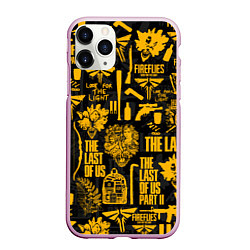 Чехол iPhone 11 Pro матовый THE LAST OF US 2, цвет: 3D-розовый