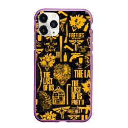 Чехол iPhone 11 Pro матовый THE LAST OF US 2, цвет: 3D-фиолетовый