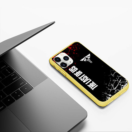 Чехол iPhone 11 Pro матовый THE LAST OF US 2 / 3D-Желтый – фото 3