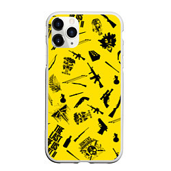 Чехол iPhone 11 Pro матовый PATTERN THE LAST OF US Z, цвет: 3D-белый