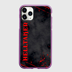 Чехол iPhone 11 Pro матовый Helltaker Logo Z, цвет: 3D-фиолетовый
