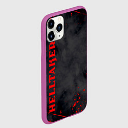 Чехол iPhone 11 Pro матовый Helltaker Logo Z, цвет: 3D-фиолетовый — фото 2