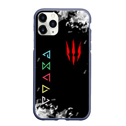 Чехол iPhone 11 Pro матовый THE WITCHER, цвет: 3D-серый