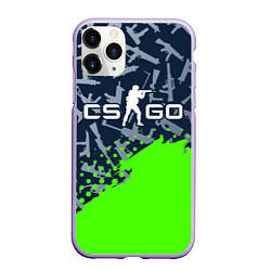 Чехол iPhone 11 Pro матовый CS GO КС ГО, цвет: 3D-светло-сиреневый