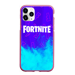 Чехол iPhone 11 Pro матовый FORTNITE ФОРТНАЙТ, цвет: 3D-малиновый