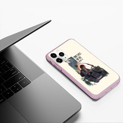 Чехол iPhone 11 Pro матовый The Last of Us 2, цвет: 3D-розовый — фото 2