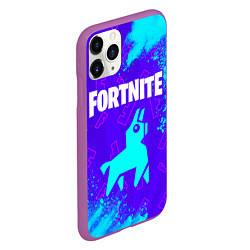 Чехол iPhone 11 Pro матовый FORTNITE ФОРТНАЙТ, цвет: 3D-фиолетовый — фото 2