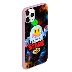 Чехол iPhone 11 Pro матовый BRAWL STARS СПРАУТ, цвет: 3D-розовый — фото 2