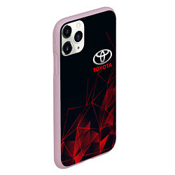 Чехол iPhone 11 Pro матовый TOYOTA, цвет: 3D-розовый — фото 2