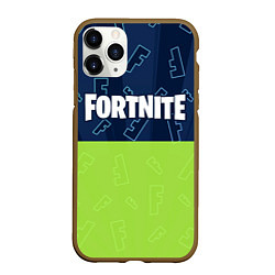 Чехол iPhone 11 Pro матовый FORTNITE ФОРТНАЙТ, цвет: 3D-коричневый