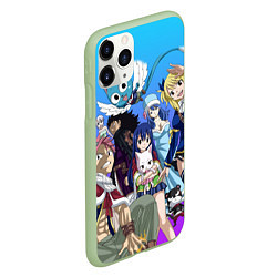 Чехол iPhone 11 Pro матовый FAIRY TAIL ХВОСТ ФЕИ, цвет: 3D-салатовый — фото 2