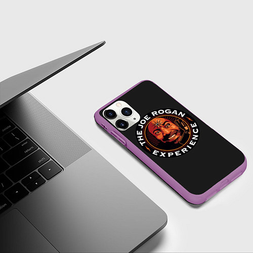 Чехол iPhone 11 Pro матовый THE JOE ROGAN EXPERIENCE / 3D-Фиолетовый – фото 3
