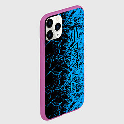 Чехол iPhone 11 Pro матовый The Witcher, цвет: 3D-фиолетовый — фото 2