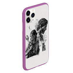 Чехол iPhone 11 Pro матовый The Last of Us, цвет: 3D-фиолетовый — фото 2