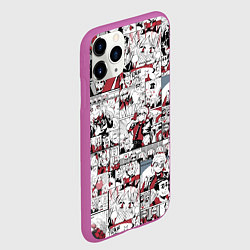 Чехол iPhone 11 Pro матовый HELLTAKER, цвет: 3D-фиолетовый — фото 2
