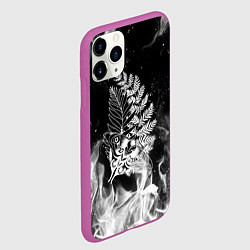 Чехол iPhone 11 Pro матовый THE LAST OF US 2 ТАТУ ЭЛЛИ, цвет: 3D-фиолетовый — фото 2