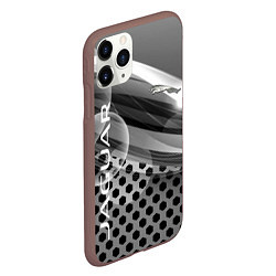 Чехол iPhone 11 Pro матовый JAGUAR, цвет: 3D-коричневый — фото 2