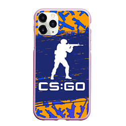 Чехол iPhone 11 Pro матовый CS GO КС ГО, цвет: 3D-розовый