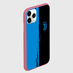 Чехол iPhone 11 Pro матовый JUVENTUS, цвет: 3D-малиновый — фото 2