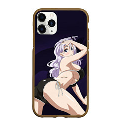 Чехол iPhone 11 Pro матовый FAIRY TAIL ХВОСТ ФЕИ, цвет: 3D-коричневый