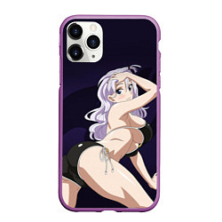 Чехол iPhone 11 Pro матовый FAIRY TAIL ХВОСТ ФЕИ, цвет: 3D-фиолетовый