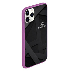 Чехол iPhone 11 Pro матовый LEXUS, цвет: 3D-фиолетовый — фото 2