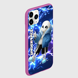 Чехол iPhone 11 Pro матовый UNDERTALE АНДЕРТЕЙЛ, цвет: 3D-фиолетовый — фото 2