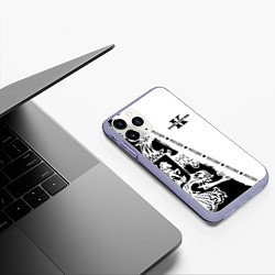 Чехол iPhone 11 Pro матовый Константин, цвет: 3D-светло-сиреневый — фото 2
