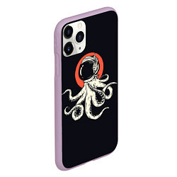 Чехол iPhone 11 Pro матовый Космический осьминог Z, цвет: 3D-сиреневый — фото 2