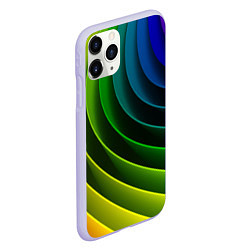 Чехол iPhone 11 Pro матовый Color 2058, цвет: 3D-светло-сиреневый — фото 2
