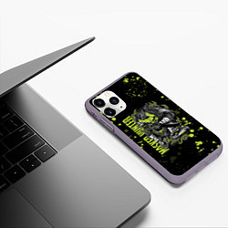Чехол iPhone 11 Pro матовый Самурай Z, цвет: 3D-серый — фото 2