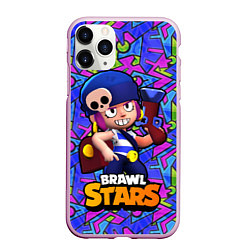 Чехол iPhone 11 Pro матовый Penny brawl stars Пенни, цвет: 3D-розовый